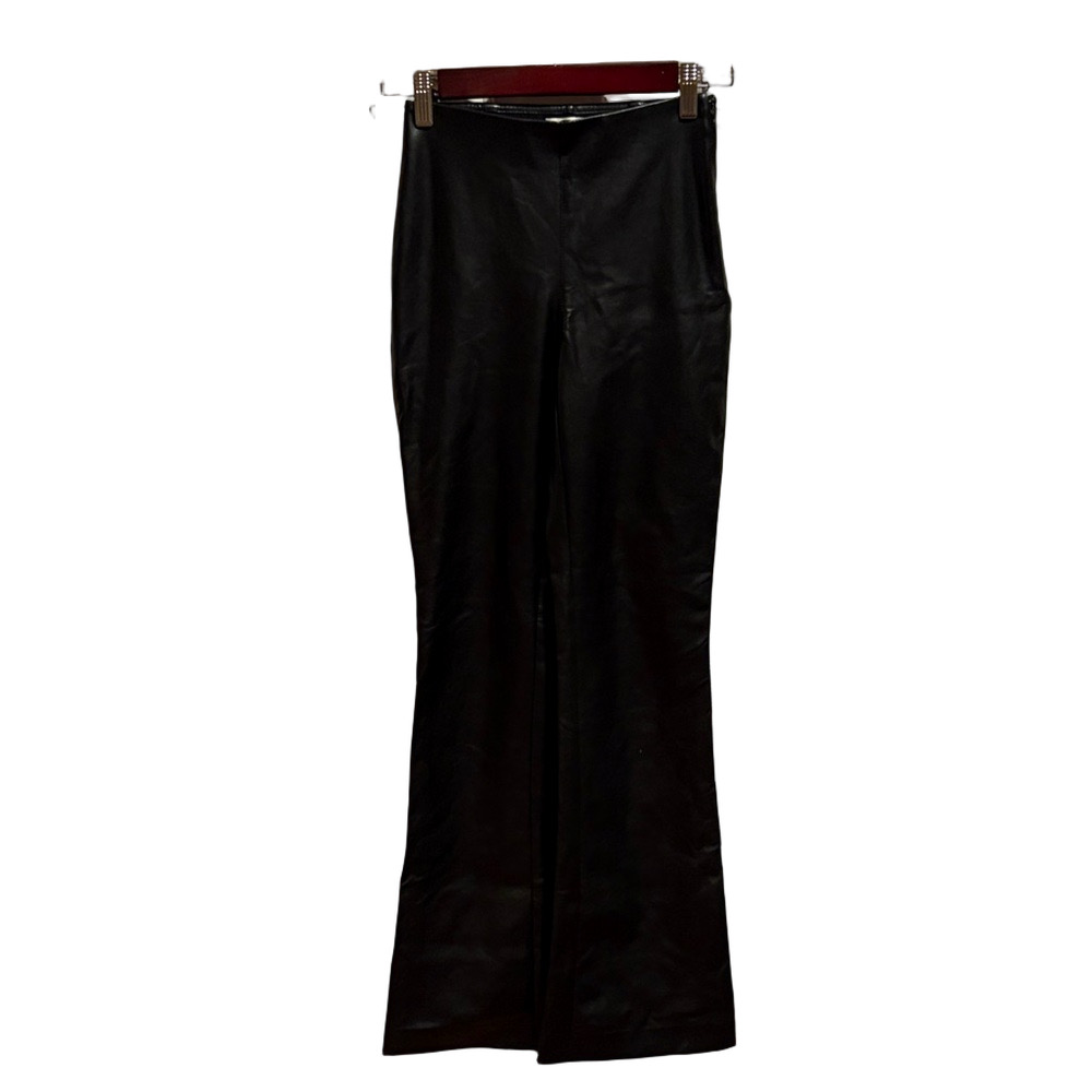 Wilfred Jet Black Flare Vegan Flare Pants